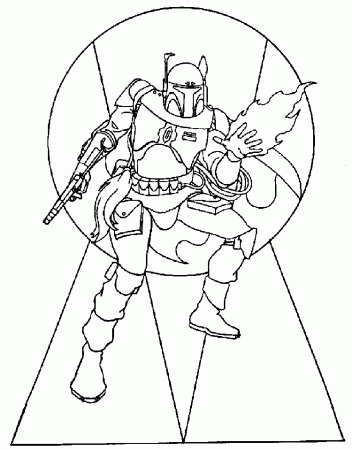 lego jango fett Colouring Pages (page 3)