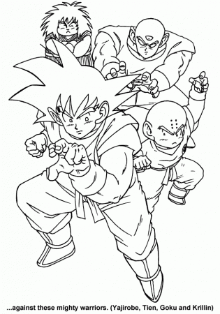 Coloring Pages Good Dragon Ball Z Coloring Pages Coloring Page 