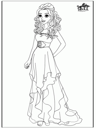 Barbie Dress Coloring Pages | Wedding Hairstyles Photos, Wedding 