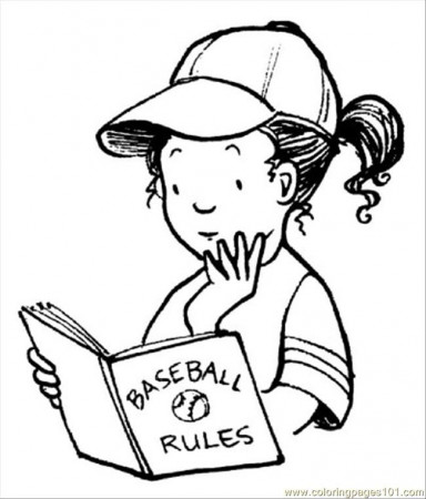 printable coloring page baseball activities sports