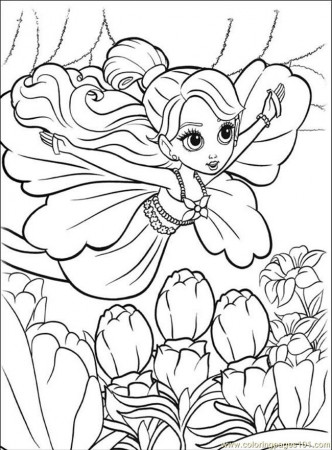 Barbie Thumbelina Coloring Pages 6 | Free Printable Coloring Pages