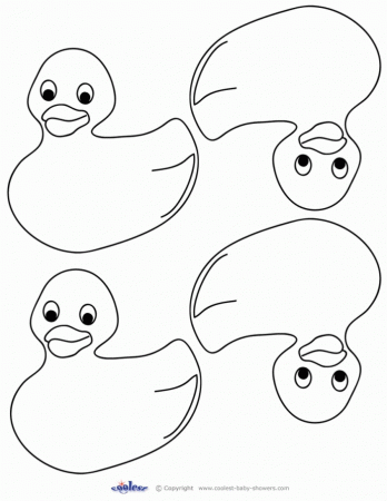 Rubber Duck Coloring Pages Free | 99coloring.com