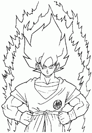 dbz nappa Colouring Pages (page 2)