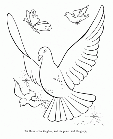 Bible-Printables: Lord's Prayer Coloring Pages - The Lords Prayer 