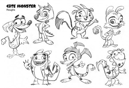 Cute Monsters concepts by tombancroft on deviantART