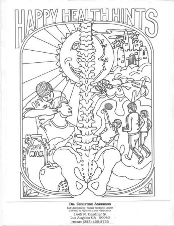 chiropractic care Colouring Pages
