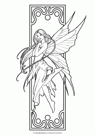 Faerie Coloring Pages | Printable Coloring Pages