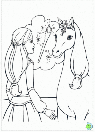 barbie and the 12 Colouring Pages (page 3)