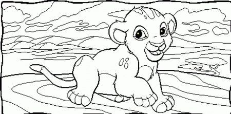 Nala Lion King Character Coloring Page