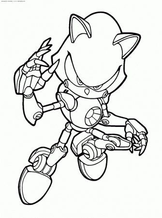 Free Sonic Color Pages | Printable Coloring Pages