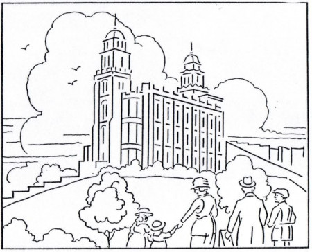 Lds Temple Coloring Pages