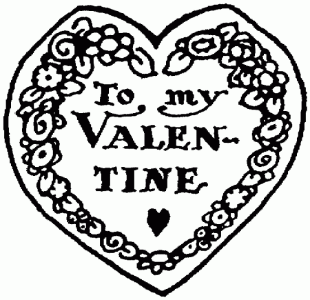 Valentine's Day Heart - Valentines Day Coloring Pages : Coloring 