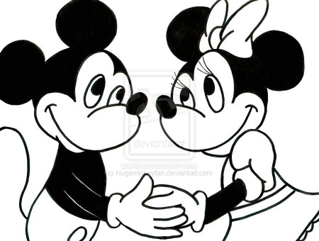 Minnie Mouse x Mickey Mouse by Hugemickeyfan on deviantART