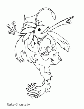 Coloring Sheets Rastelly Squid Coloring Pages Printable Coloring 