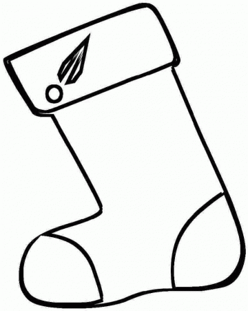 Free Printable Christmas Stocking Colouring Pages For Kindergarten - #