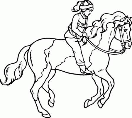 Animal Coloring Horses Jumping Coloring Pages Coloring Pages 2014 