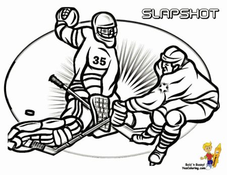 Hat Trick Hockey Coloring Sheets Free Hockey Players Hockey 65178 