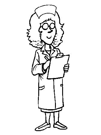 School Nurse Coloring Pages Images & Pictures - Becuo