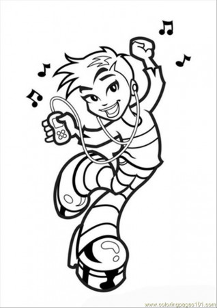 Music Boy Dance coloring pages for kids | coloring pages