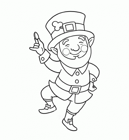 Leprechaun Coloring Page - Leprechaun Coloring Pages : Coloring 