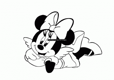 Minnie Mouse Coloring Page - Free Coloring Pages For KidsFree 