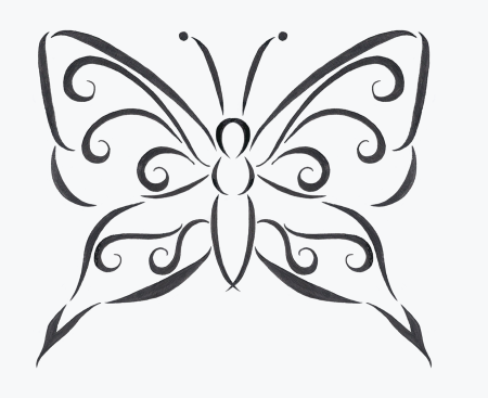 Butterfly Tattoo Design by discosweetheart on deviantART
