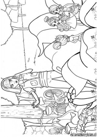 16 Remarkable Barbie Thumbelina Coloring Pages | Fun Coloring Ideas