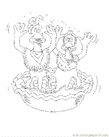 Coloring Pages Pie (Cartoons > Chicken Run) - free printable 