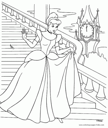 Disney Cinderella Coloring Pages To Print | Bulbulk Com