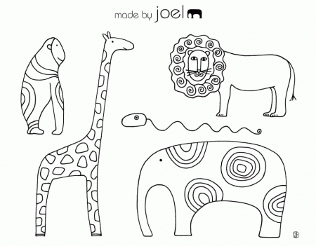 Safari Coloring Pages Coloring Picture HD For Kids Fransus 68001 
