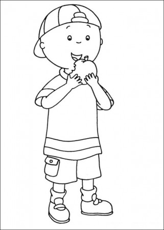 Caillou Printable Coloring Pages