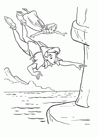 Coloring Page - Peterpan coloring pages 4