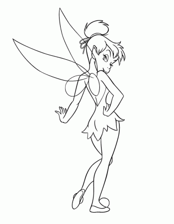 Here is my Tinkerbell Coloring Book