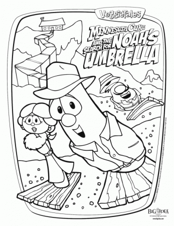 Veggie Tales Coloring Pages For Kids 227428 Veggie Tales Larry Boy 