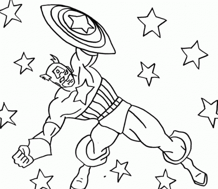 New Captain America Coloring Pages To Print | Coloring Pages