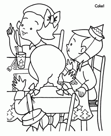 house Party coloring pages for kids | Great Coloring Pages