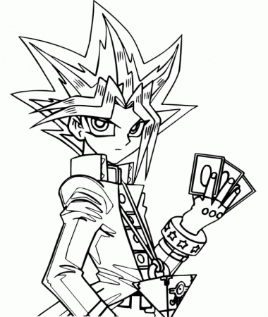Yu Gi Oh Will Put Three Cards 219545 Yugioh Coloring Pages To Print
