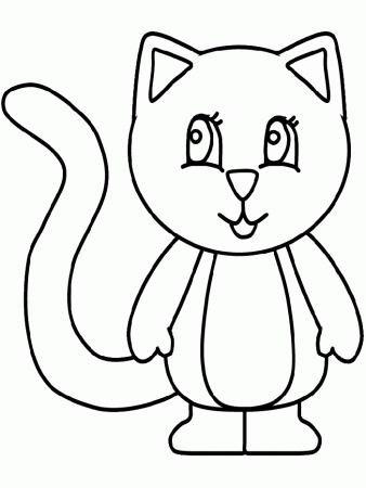 Coloring Pages Of A Cat - Free Printable Coloring Pages | Free 
