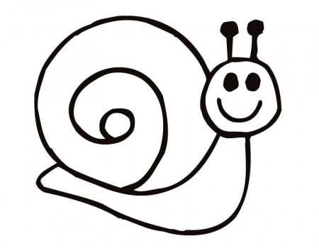 Printable Snail coloring page from FreshColoring.