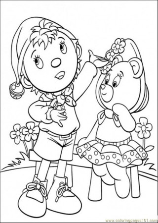 Coloring Pages Noddy And Tessie Bear (Cartoons > Noddy) - free 
