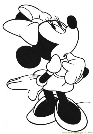 Coloring Pages Minnie Mouse Color Page8 (Cartoons > 101 Dalmations 