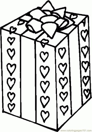 Coloring Pages Valentine Gift 2 (Holidays > Valentine's Day 