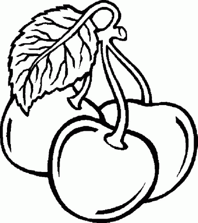 Fruits Coloring Pages 1 | Free Printable Coloring Pages 