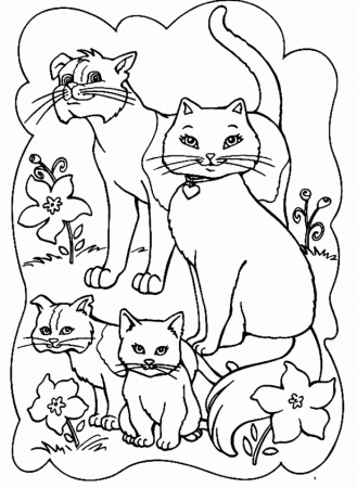 Dalmatians Family Coloring Page - Animal Coloring Pages on 