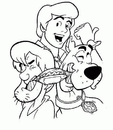 Coloring Page - Scooby doo coloring pages 19