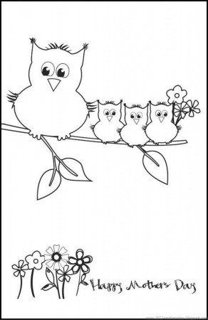 Animals: Cool Mother Day Poems For Kids Coloring Pages Picture 