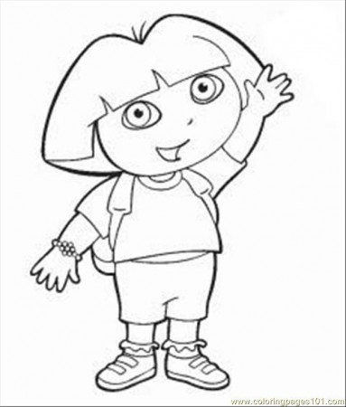 Coloring Pages For Halloween Med (Cartoons > Dora the Explorer 