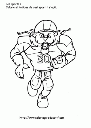 Football Player Coloring Pages – 620×815 Coloring picture animal 