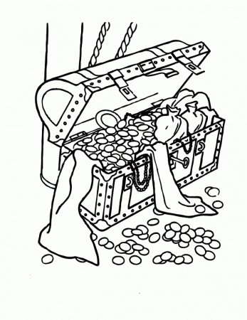 Treasure Trove Pirates Of The Caribbean Coloring Pages - Pirates 