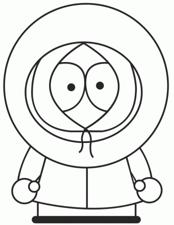 South Park Character Kenny Coloring Page | Free Printable Coloring 